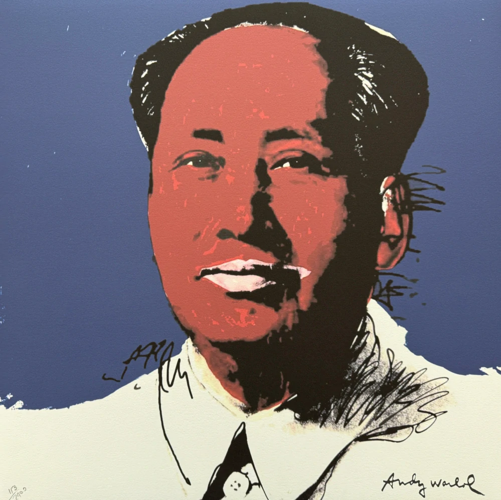 Andy Warhol - Mao Ce Tung III x/2400 - 60x60 cm, limitovaná edice CMOA s certifikátem