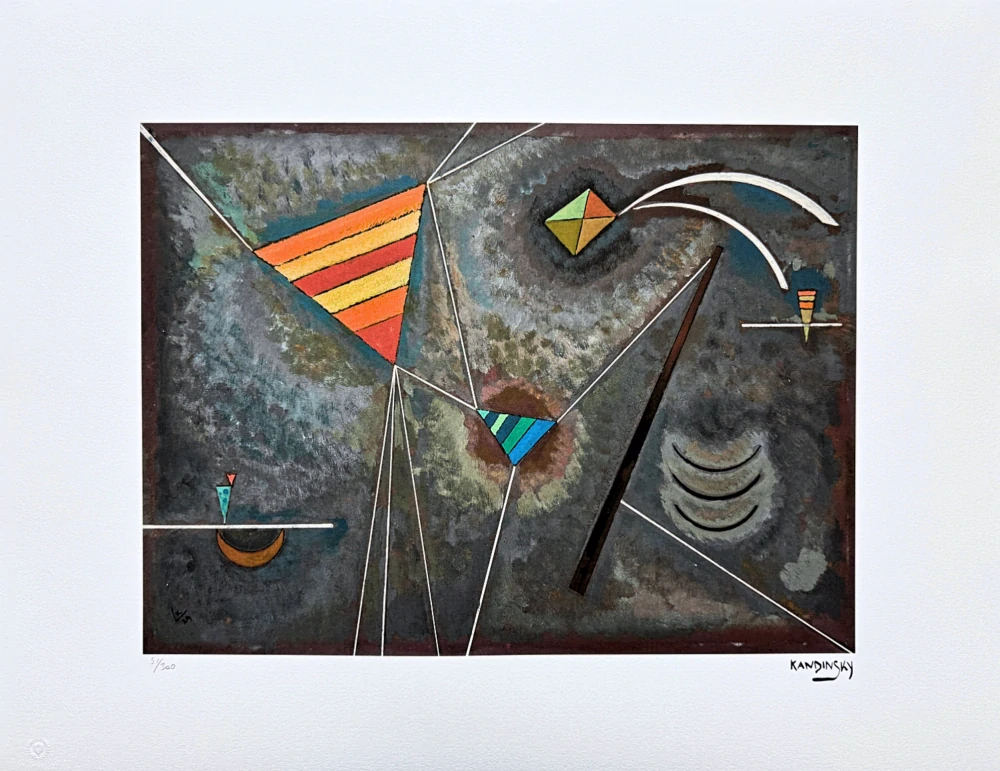 Wassily Kandinsky - In The Black Square - x/300 - signováno, číslovaná edice, 65x50 cm