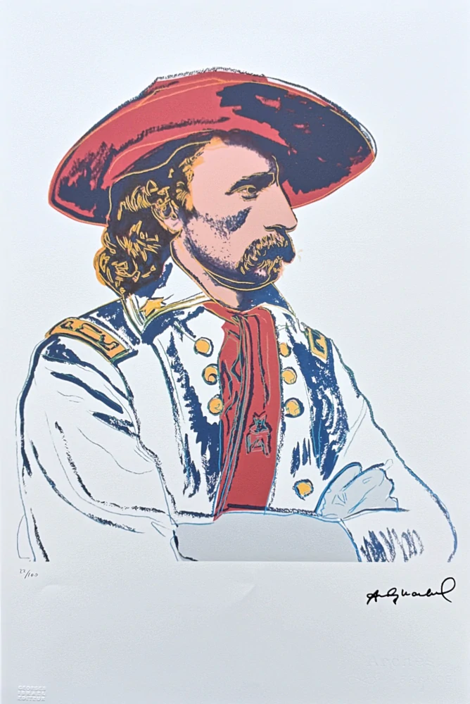 Andy Warhol - General Custer x/100 - edice Leo Castelli s certifikátem