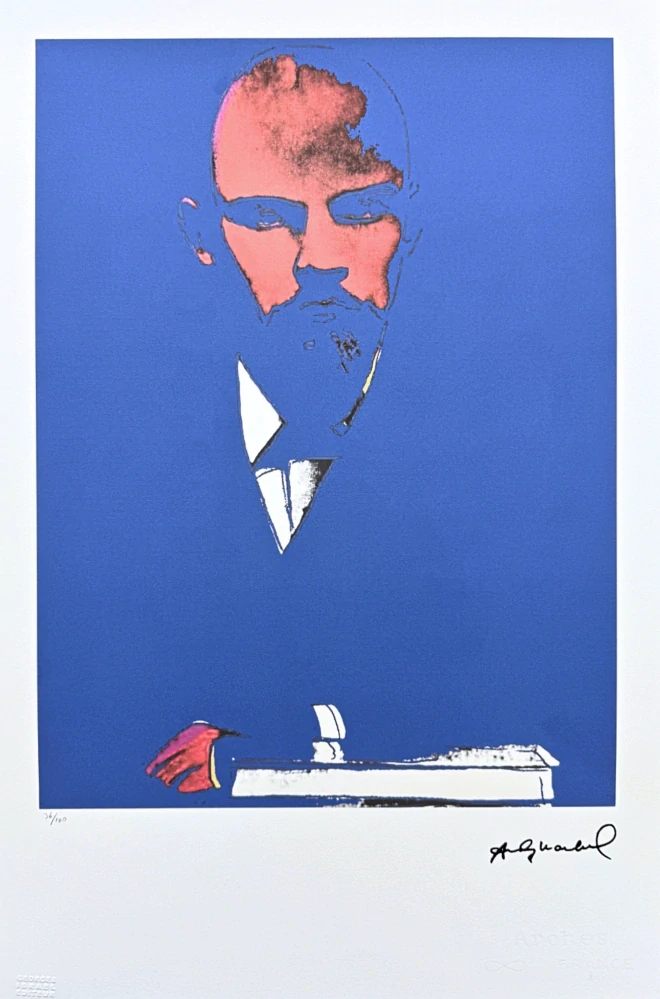 Andy Warhol - Lenin II x/100 - edice Leo Castelli s certifikátem