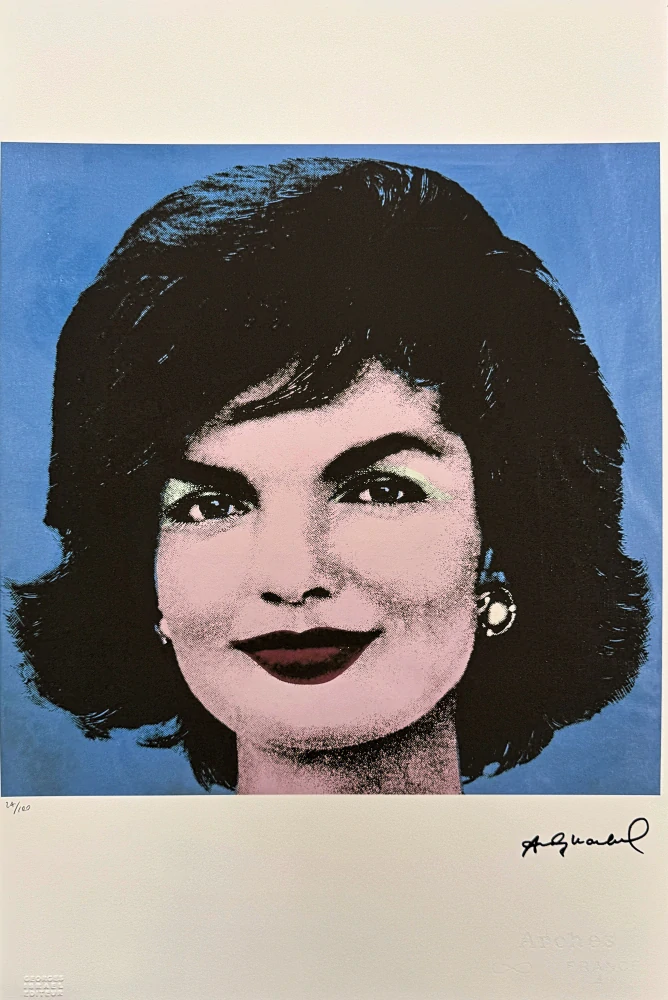 Andy Warhol - Jackie Kennedy II x/100 - edice Leo Castelli s certifikátem