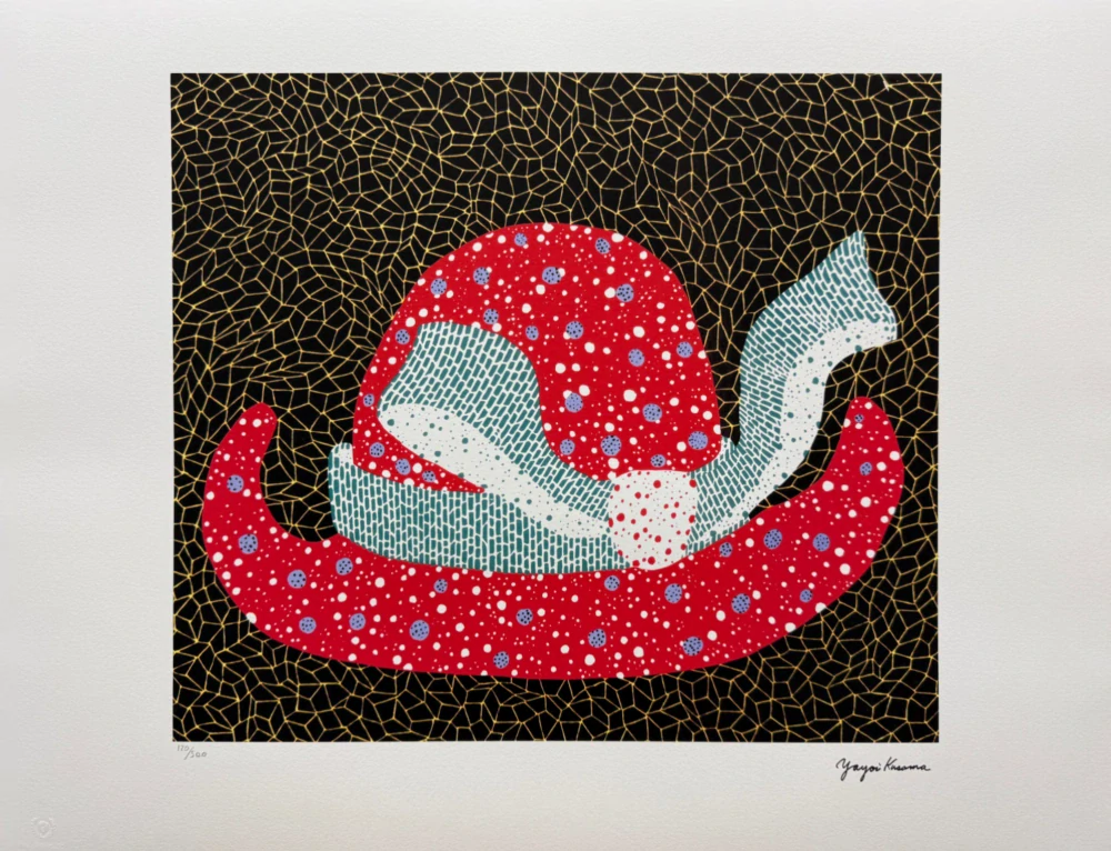 Yayoi Kusama - Snail x/500 - signováno, číslovaná edice, 65x50 cm