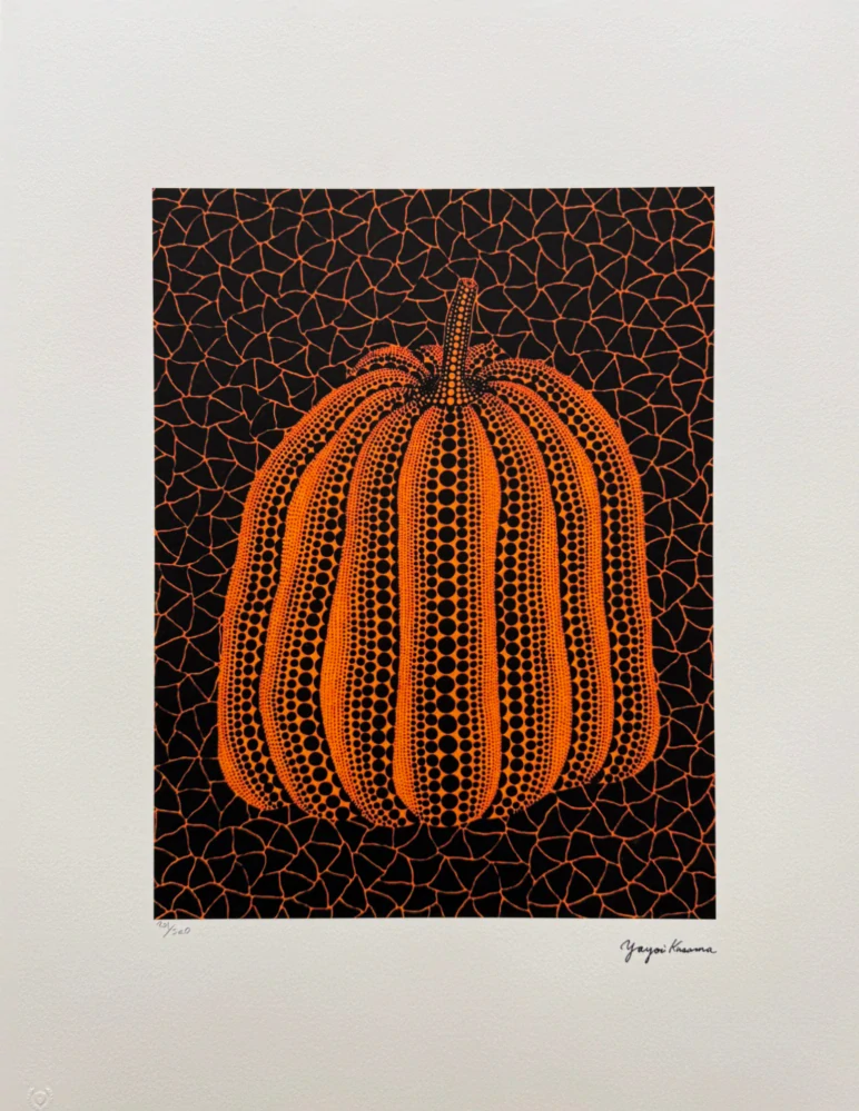 Yayoi Kusama - Pumpkin H x/500 - signováno, číslovaná edice, 50x65 cm