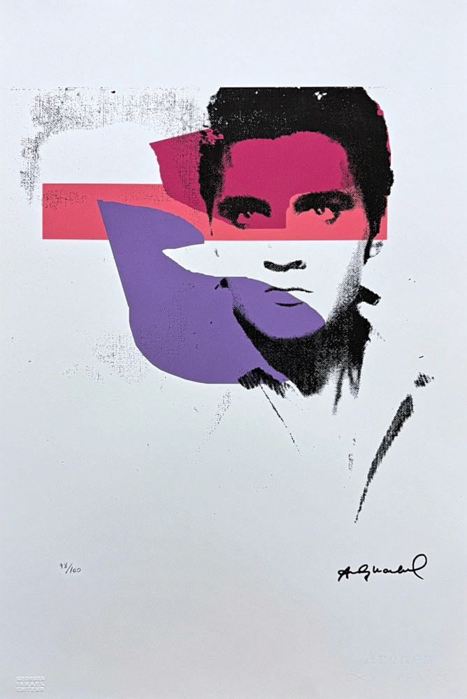 Andy Warhol - Elvis Presley III x/100 - edice Leo Castelli s certifikátem