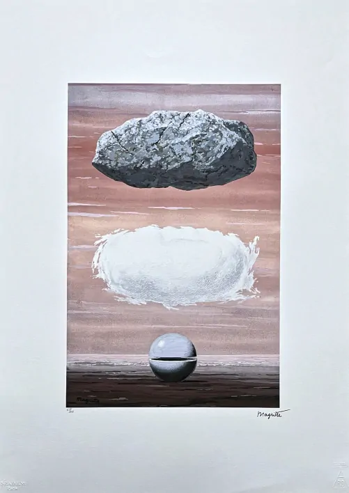 René Magritte - Le monde connu 67/100 - limitovaná edice, 50x70cm