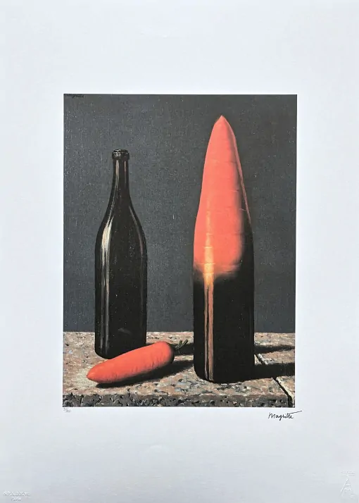 René Magritte - L'explication 30/100 - limitovaná edice, 50x70cm