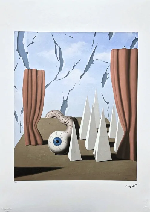 René Magritte - Poetic World II 13/100 - limitovaná edice, 50x70cm