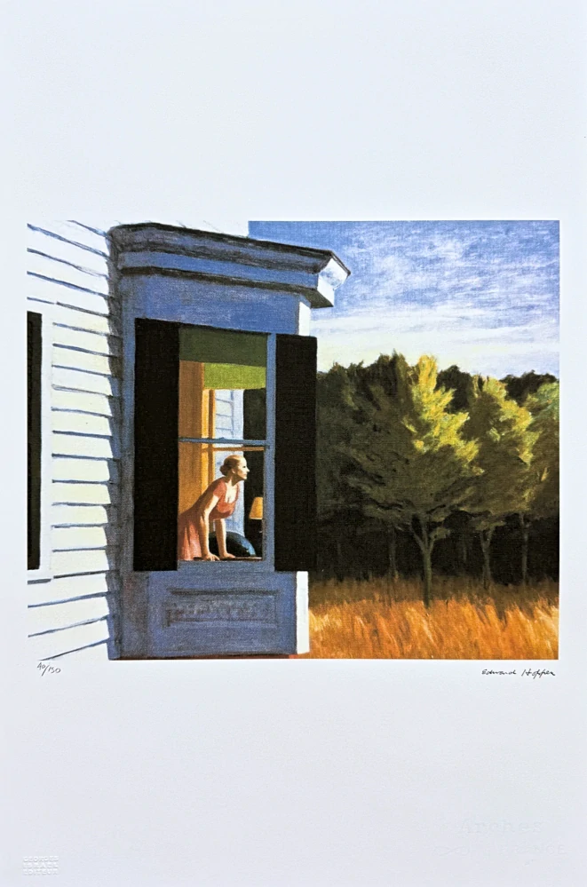 Edward Hopper - Cape Cod Morning 40/150 - limitovaná edice, s certifikátem, 38x57 cm