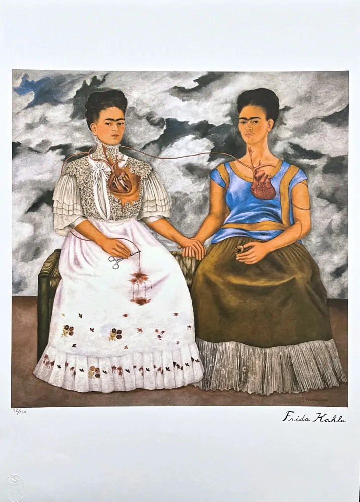 Frida Kahlo - Dos Fridas x/250 - limitovaná edice s certifikací, 50x70cm