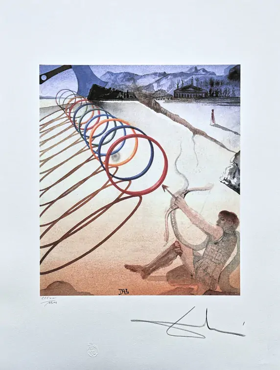 Salvador Dalí - Circa - signováno, limitovaná edice, 50x66cm