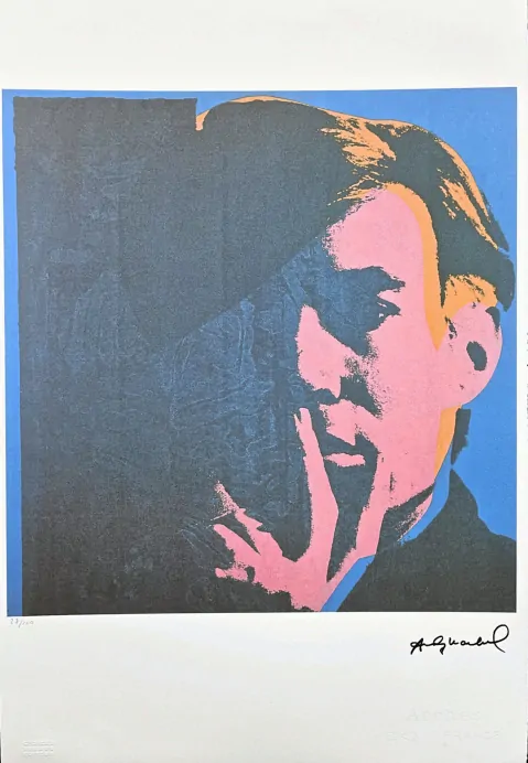 Andy Warhol - Self-portrait 27/100 - edice Leo Castelli s certifikátem