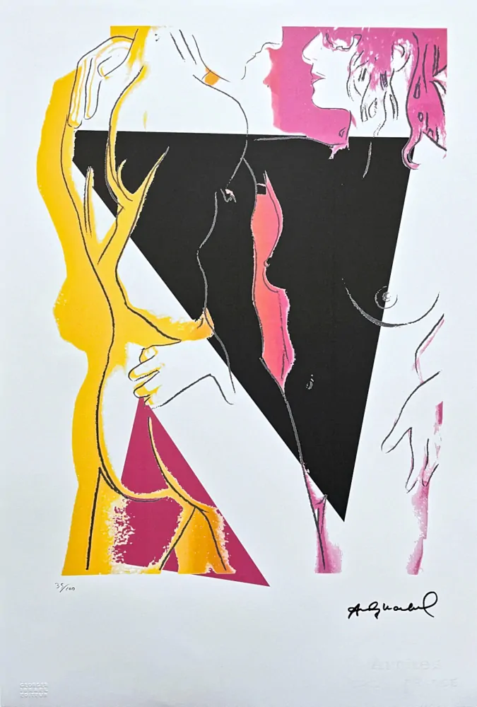 Andy Warhol - Love s černou 35/100 - edice Leo Castelli s certifikátem