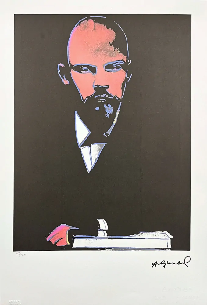 Andy Warhol - Lenin x/100 - edice Leo Castelli s certifikátem