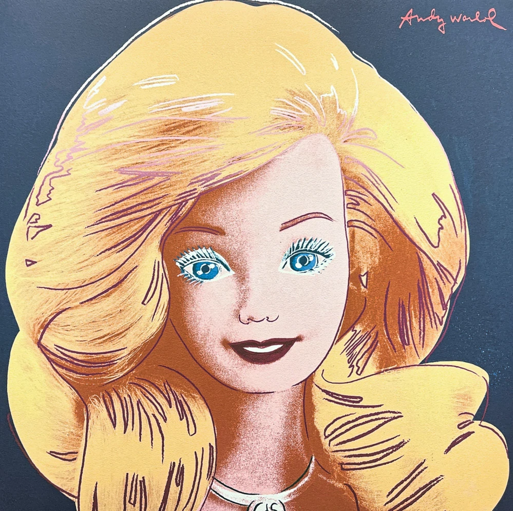Andy Warhol - Barbie 103/2400 - 60x60cm, limitovaná edice CMOA s certifikátem