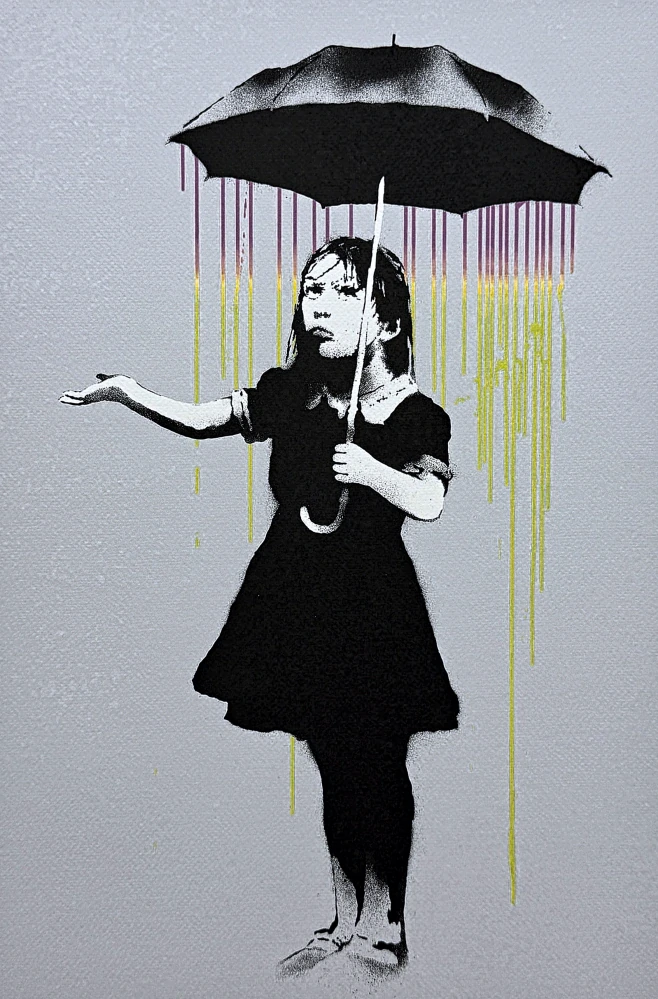 Banksy - Nola 131/150 - číslovaná edice s certifikátem, 50x70cm