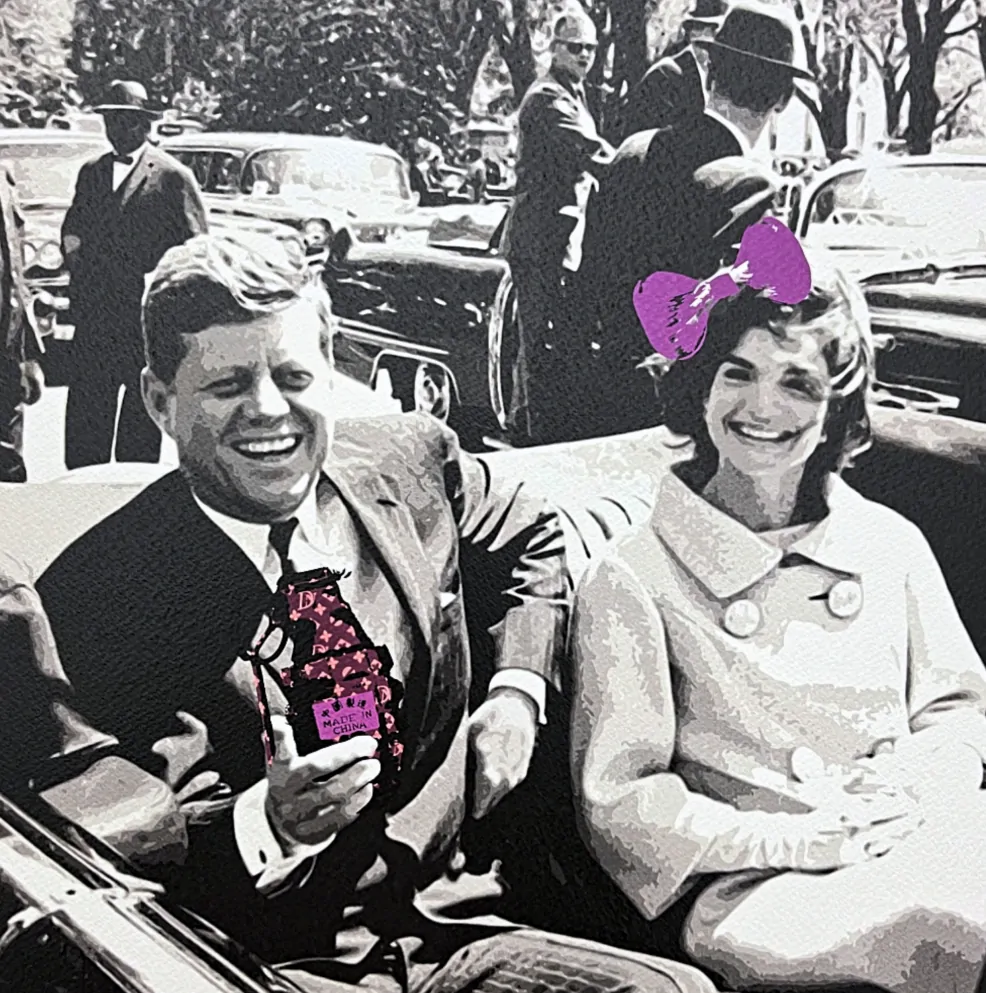 Death NYC - John and Jacqueline Kennedy - limitovaná edice s certifikátem, 32x45cm