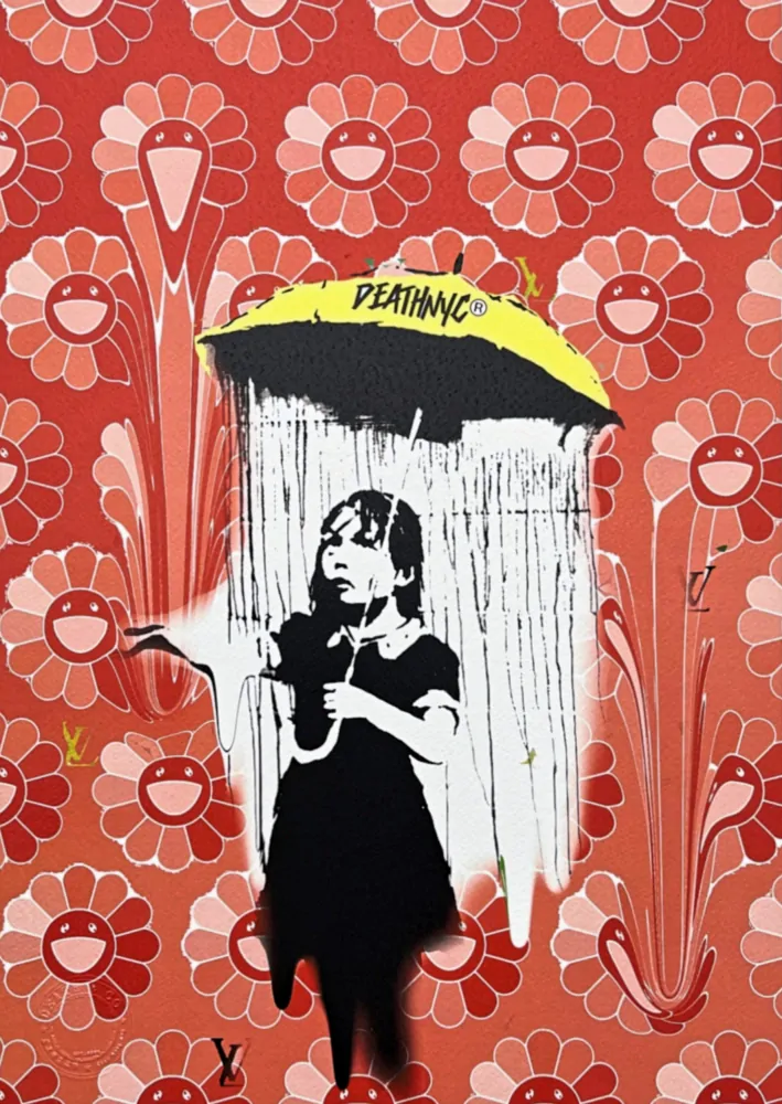 Death NYC -  Banksy Nola a Murakami - limitovaná edice s certifikátem, 32x45cm