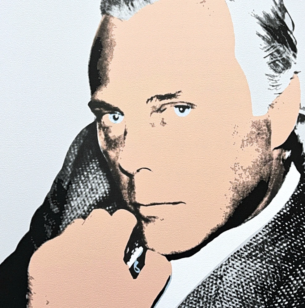 Andy Warhol - Giorgio Armani z boku 231/2400 - 60x60cm, limitovaná edice CMOA s certifikátem
