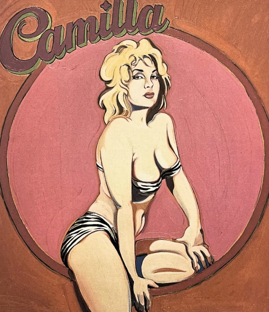 Mel Ramos - Camilla 170/500 - limitovaná edice, 38x57 cm 