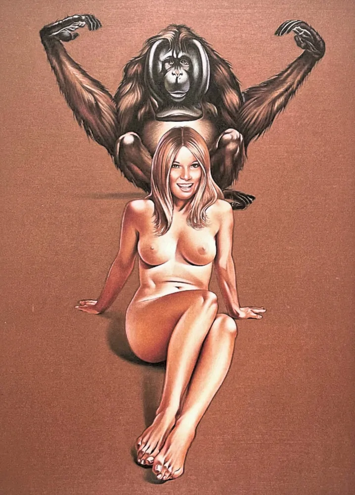 Mel Ramos - Orang Utan 112/500 - limitovaná edice, 38x57 cm 