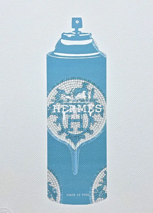 Death NYC - Spray Hermes - limitovaná edice s certifikátem, 32x45cm