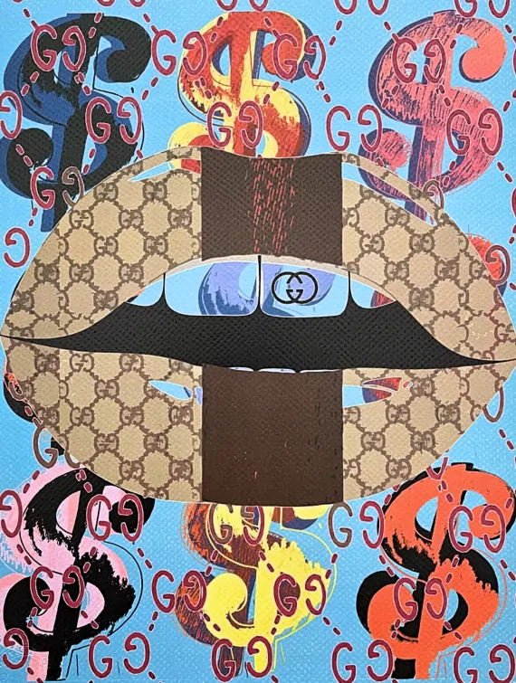 Death NYC - The Kiss a Gucci - limitovaná edice s certifikátem, 32x45cm
