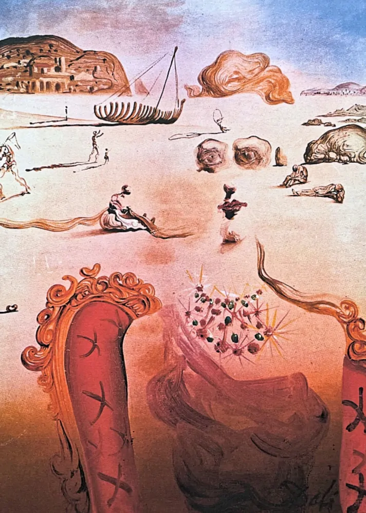 Salvador Dalí - Paranoia - signováno, limitovaná edice, 50x66cm