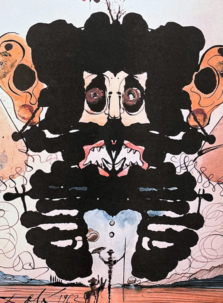Salvador Dalí - Don Quixote - signováno, limitovaná edice, 50x66cm