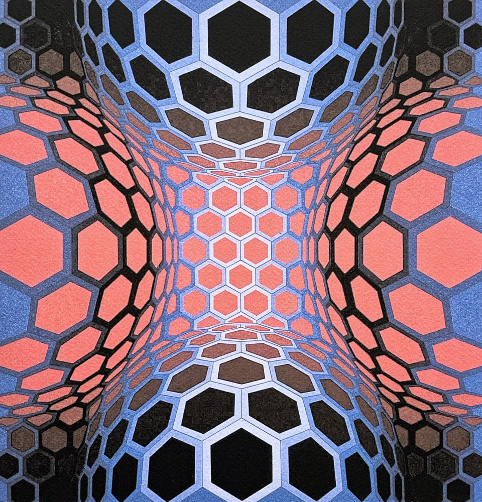Victor Vasarely - Pillango - limitovaná edice s certifikátem