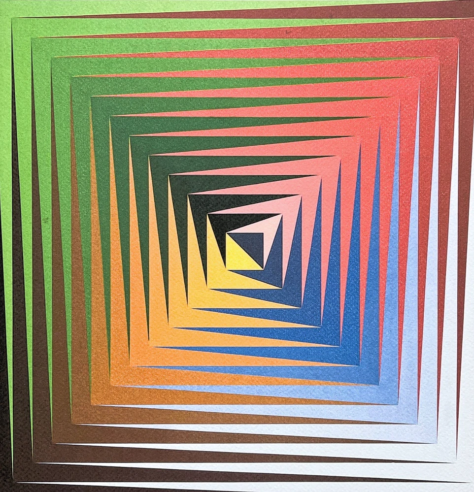 Victor Vasarely - Vonal Prim - limitovaná edice s certifikátem