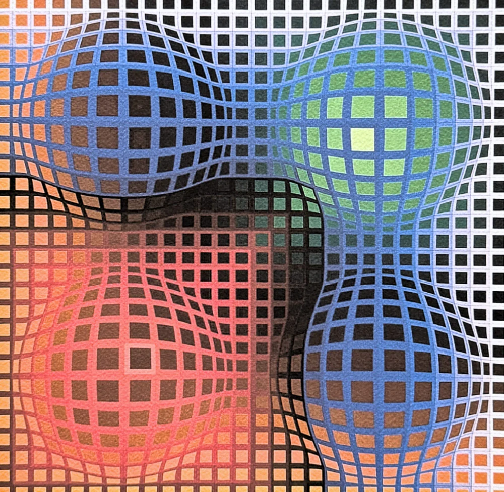 Victor Vasarely - Vega Arny - 77/500 - limitovaná edice s certifikátem