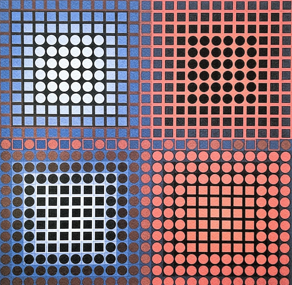 Victor Vasarely - EG-1-2 - limitovaná edice s certifikátem