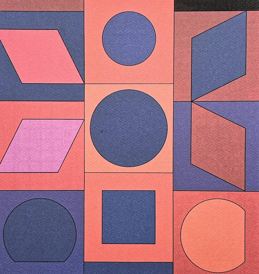 Victor Vasarely - Alphabet VR - limitovaná edice s certifikátem
