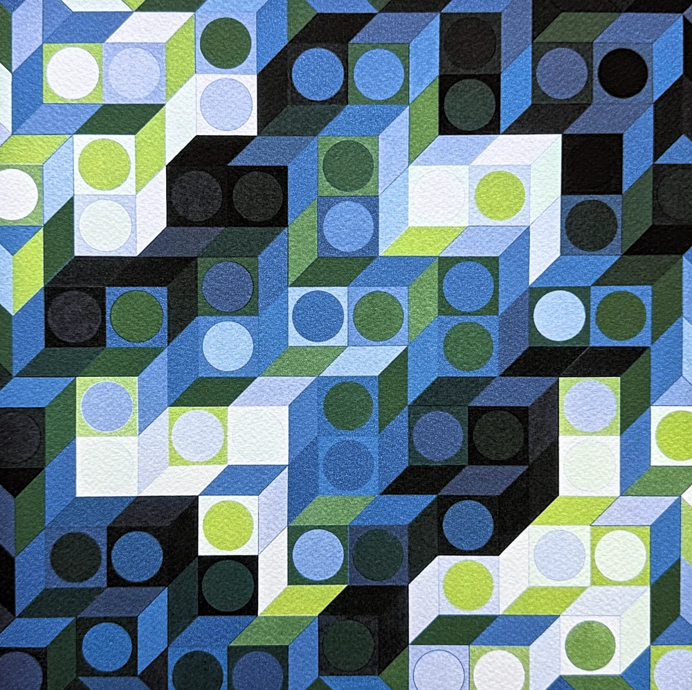 Victor Vasarely - Deuton - VB - limitovaná edice s certifikátem