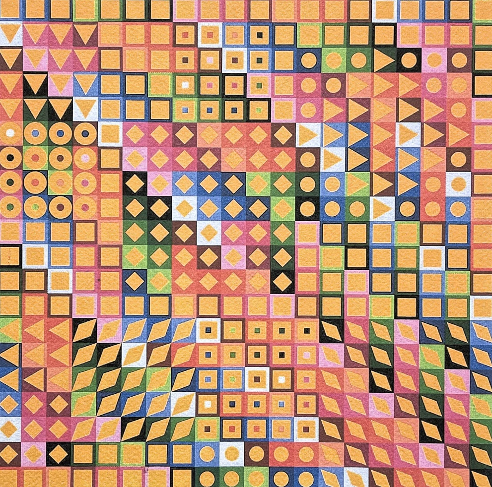 Victor Vasarely - Orion M.C - limitovaná edice s certifikátem