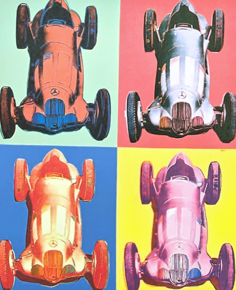 Andy Warhol - Mercedes-Benz x/100 - edice Leo Castelli s certifikátem
