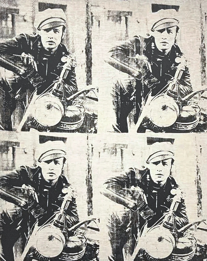 Andy Warhol - Marlon Brando 83/100 - edice Leo Castelli s certifikátem