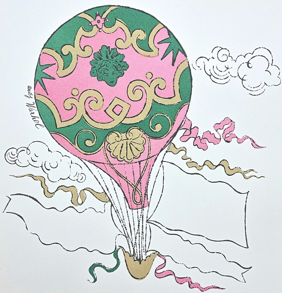 Andy Warhol - Hot Air Balloon 16/100 - edice Leo Castelli s certifikátem