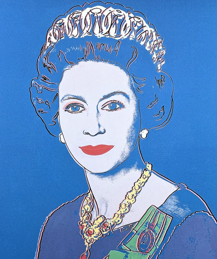 Andy Warhol - Queen Elizabeth II. 75/100 - edice Leo Castelli s certifikátem