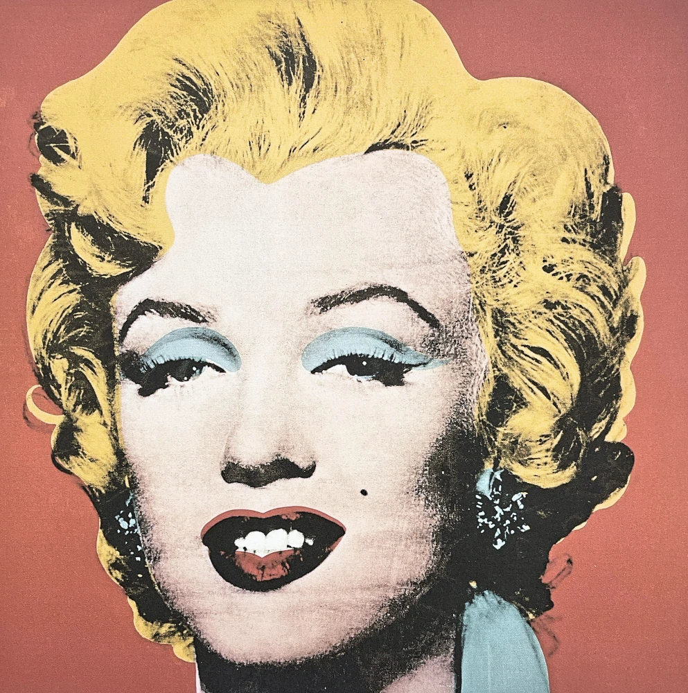 Andy Warhol - Marilyn Monroe cihlová 67/100 - edice Leo Castelli s certifikátem