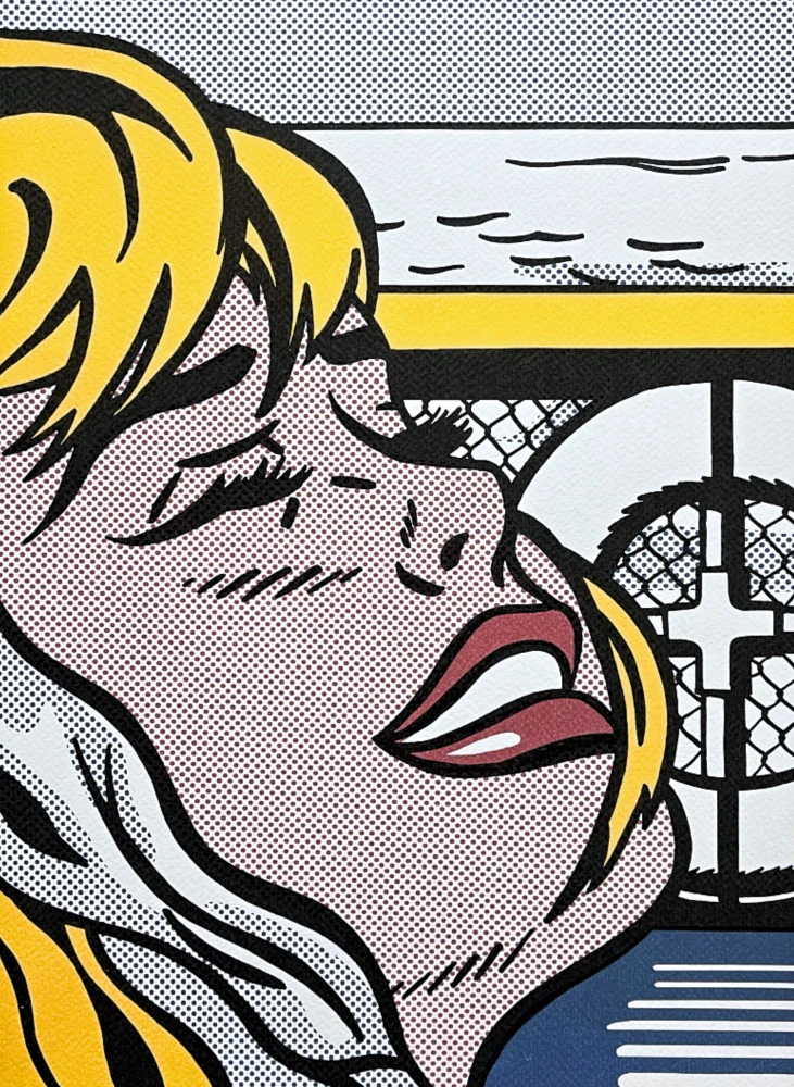 Roy Lichtenstein - Shipboard Girl - signováno, 35x50cm, limitovaná edice 79/150