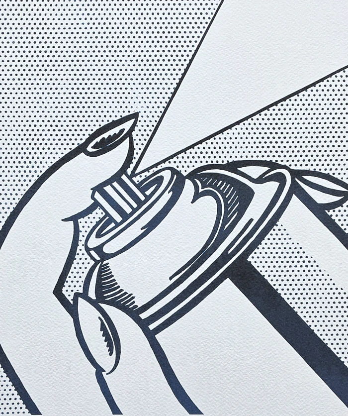 Roy Lichtenstein - Spray Can - signováno, 35x50cm, limitovaná edice 15/150