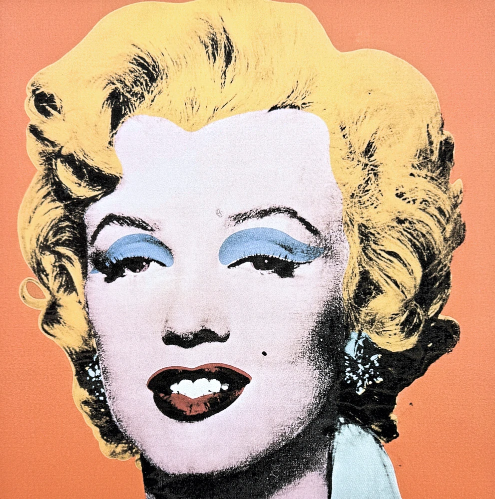 Andy Warhol - Marilyn Monroe oranžová x/100 - edice Leo Castelli s certifikátem