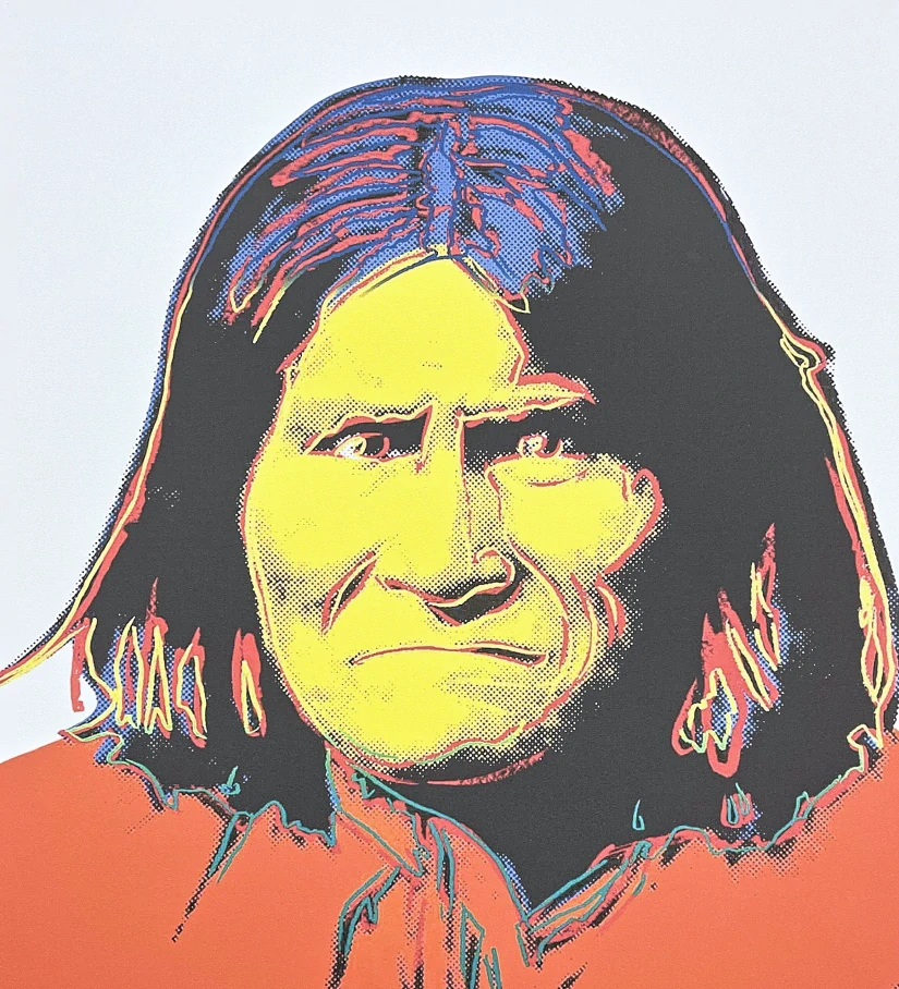 Andy Warhol - Geronimo x/100 - edice Leo Castelli s certifikátem