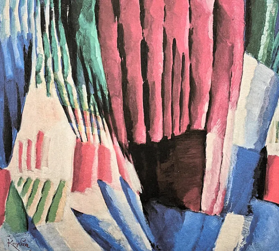 František Kupka - Tvary vytažené 40/350 - limitovaná edice s certifikátem, 50x70cm