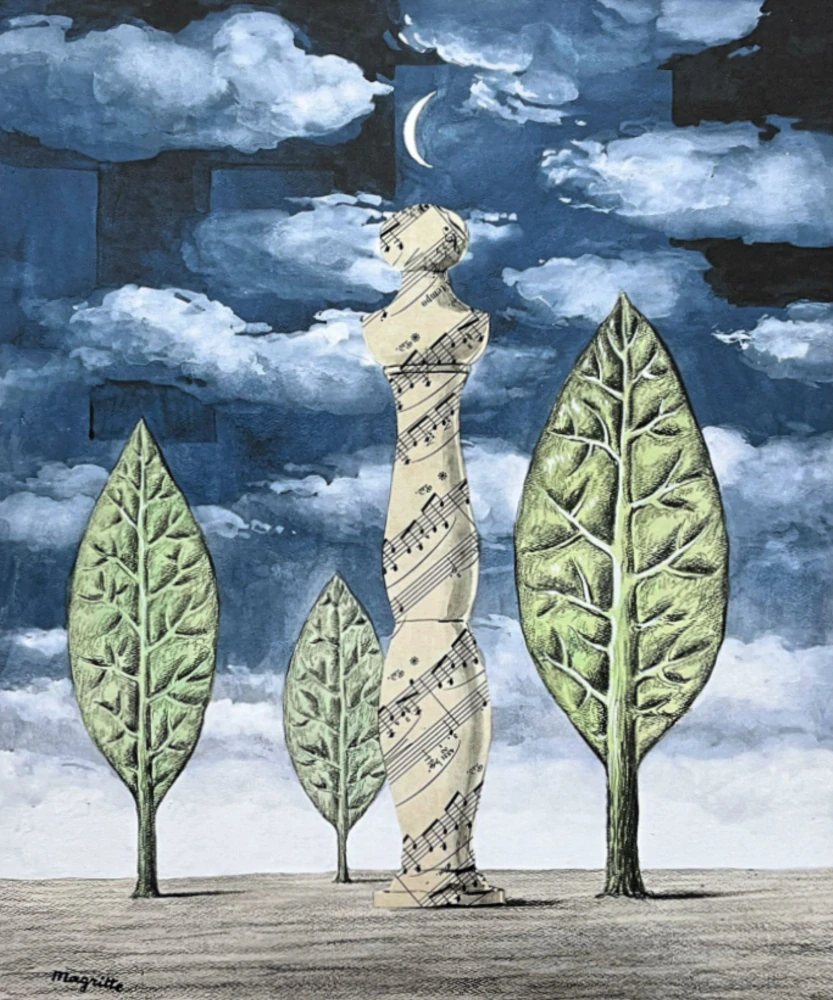 René Magritte - Lamour de la nature 13/100 - limitovaná edice, 50x70cm
