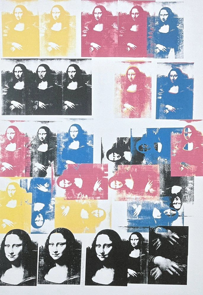 Andy Warhol - Colored Mona Lisa 15/100 - edice Leo Castelli s certifikátem