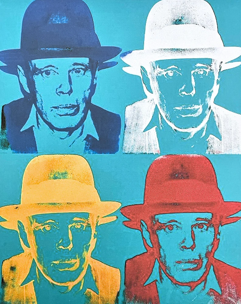 Andy Warhol - 4x Joseph Beuys x/100 - edice Leo Castelli s certifikátem