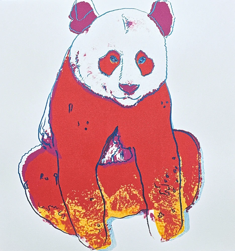 Andy Warhol - Giant panda 15/100 - edice Leo Castelli s certifikátem