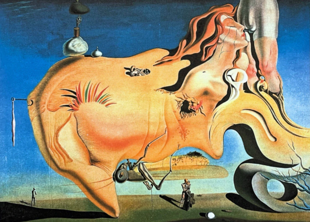 Salvador Dalí - The Great Masturbator - signováno, limitovaná edice, 50x66cm